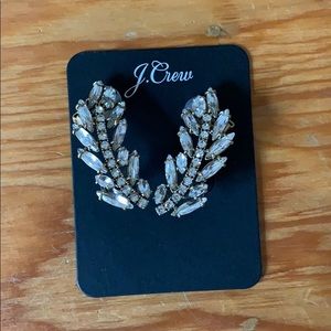 J.Crew crystal climber earrings